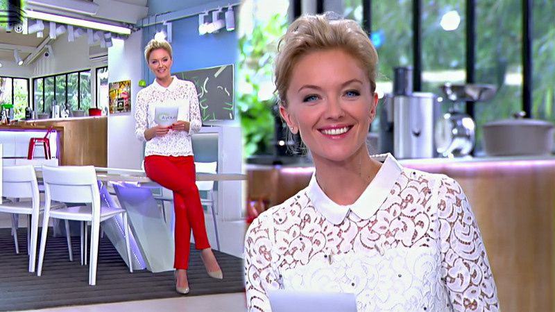 Maya Lauque en hauts talons